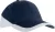 K-UP KP045 Racing kéttónusú 6 paneles baseball sapka - navy/white színben