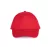K-UP KP051 Action II 5 paneles baseball sapka - red színben