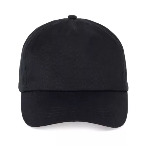 K-UP KP088 5 paneles baseball sapka - black színben