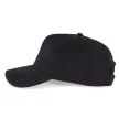 K-UP KP088 5 paneles baseball sapka - black színben