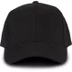 K-UP KP108 Oeko-Tex 6 paneles baseball sapka - black színben