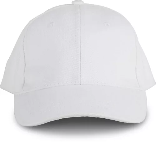K-UP KP108 Oeko-Tex 6 paneles baseball sapka - white színben