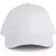K-UP KP108 Oeko-Tex 6 paneles baseball sapka - white színben