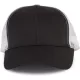 K-UP KP110 Oeko-Tex 6 paneles kamionos baseball sapka - black/white színben