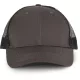 K-UP KP110 Oeko-Tex 6 paneles kamionos baseball sapka - shale grey/black színben
