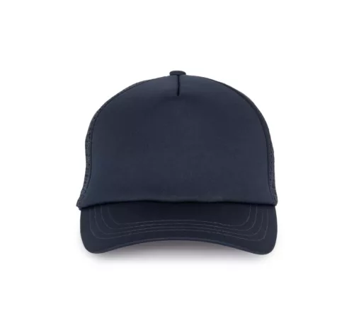 K-UP KP111 5 paneles kamionos mesh baseball sapka - navy színben