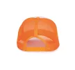 K-UP KP111 5 paneles kamionos mesh baseball sapka - white/fluorescent orange színben