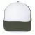 K-UP KP111 5 paneles kamionos mesh baseball sapka - white/grape leaf színben