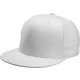 K-UP KP113 6 paneles kamionos baseball sapka lapos ellenzővel - white színben