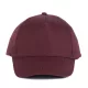K-UP KP116 5 paneles pamut baseball sapka - burgundy színben