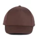 K-UP KP116 5 paneles pamut baseball sapka - chocolate színben