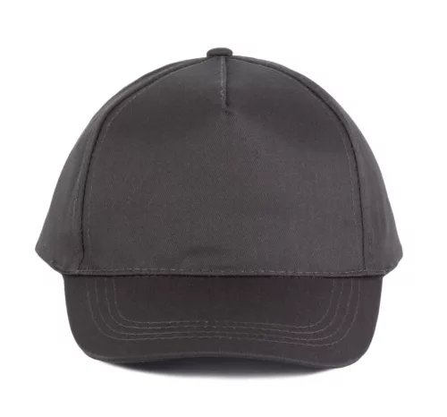 K-UP KP116 5 paneles pamut baseball sapka - dark grey színben