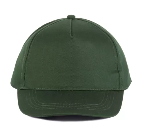 K-UP KP116 5 paneles pamut baseball sapka - forest green színben