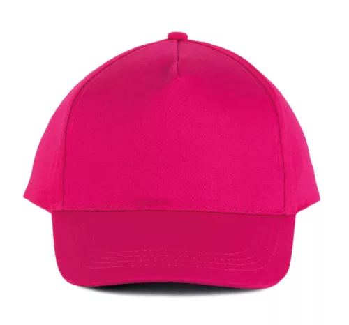 K-UP KP116 5 paneles pamut baseball sapka - fuchsia színben