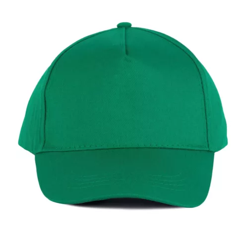 K-UP KP116 5 paneles pamut baseball sapka - kelly green színben