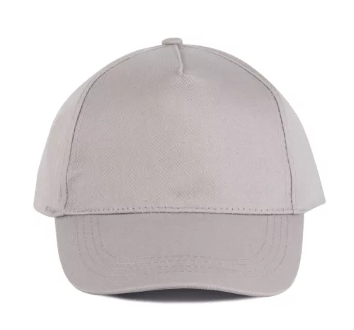 K-UP KP116 5 paneles pamut baseball sapka - light grey színben
