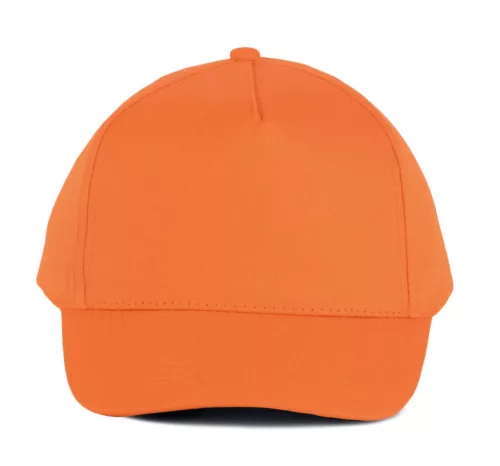 K-UP KP116 5 paneles pamut baseball sapka - orange színben