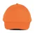 K-UP KP116 5 paneles pamut baseball sapka - orange színben