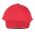 K-UP KP116 5 paneles pamut baseball sapka - red színben
