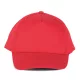 K-UP KP116 5 paneles pamut baseball sapka - red színben