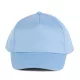 K-UP KP116 5 paneles pamut baseball sapka - sky blue színben