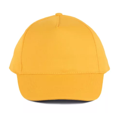 K-UP KP116 5 paneles pamut baseball sapka - yellow színben