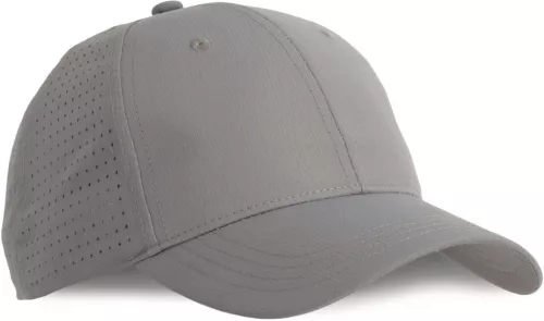 K-UP KP118 6 paneles perforált baseball sapka - dark cool grey színben
