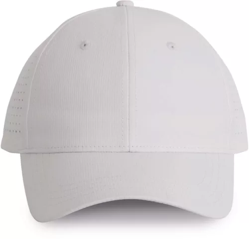 K-UP KP118 6 paneles perforált baseball sapka - white színben