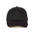 K-UP KP124 5 paneles kontrasztos baseball sapka - black/orange színben