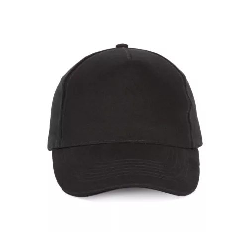 K-UP KP124 5 paneles kontrasztos baseball sapka - black színben