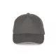 K-UP KP124 5 paneles kontrasztos baseball sapka - slate grey/light grey színben