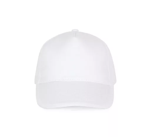 K-UP KP124 5 paneles kontrasztos baseball sapka - white színben