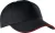 K-UP KP130 5 paneles kontrasztos baseball sapka - black/red színben