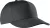 K-UP KP130 5 paneles kontrasztos baseball sapka - dark grey/black színben