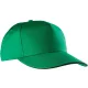 K-UP KP130 5 paneles kontrasztos baseball sapka - kelly green/black színben