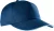 K-UP KP130 5 paneles kontrasztos baseball sapka - navy/sky blue színben