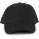 K-UP KP133 5 paneles Oeko-Tex baseball sapka - black színben