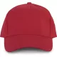 K-UP KP133 5 paneles Oeko-Tex baseball sapka - red színben