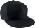 K-UP KP139 5 paneles baseball sapka lapos ellenzővel - black színben