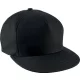 K-UP KP139 5 paneles baseball sapka lapos ellenzővel - black színben