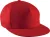 K-UP KP139 5 paneles baseball sapka lapos ellenzővel - red színben