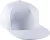 K-UP KP139 5 paneles baseball sapka lapos ellenzővel - white színben