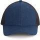 K-UP KP142 6 paneles kamionos baseball sapka - light navy heather/dark grey színben