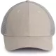 K-UP KP142 6 paneles kamionos baseball sapka - sand heather/light grey színben