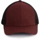 K-UP KP142 6 paneles kamionos baseball sapka - tawny port heather/black színben