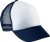 K-UP KP143 5 paneles gyerek kamionos baseball sapka - white/navy színben