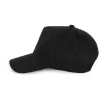 K-UP KP149 5 paneles gyerek baseball sapka pamutból - black színben