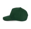 K-UP KP149 5 paneles gyerek baseball sapka pamutból - forest green színben