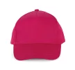 K-UP KP149 5 paneles gyerek baseball sapka pamutból - fuchsia színben