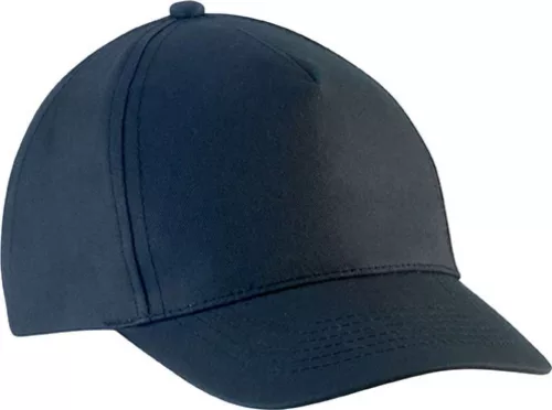K-UP KP149 5 paneles gyerek baseball sapka pamutból - navy színben